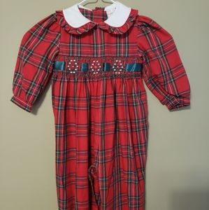 Smocked Christmas outfit